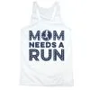 Women's Racerback Performance Tank Top - Mom Needs A Run -goneforarun Sales 2023 tr 45635 WHITE MAIN