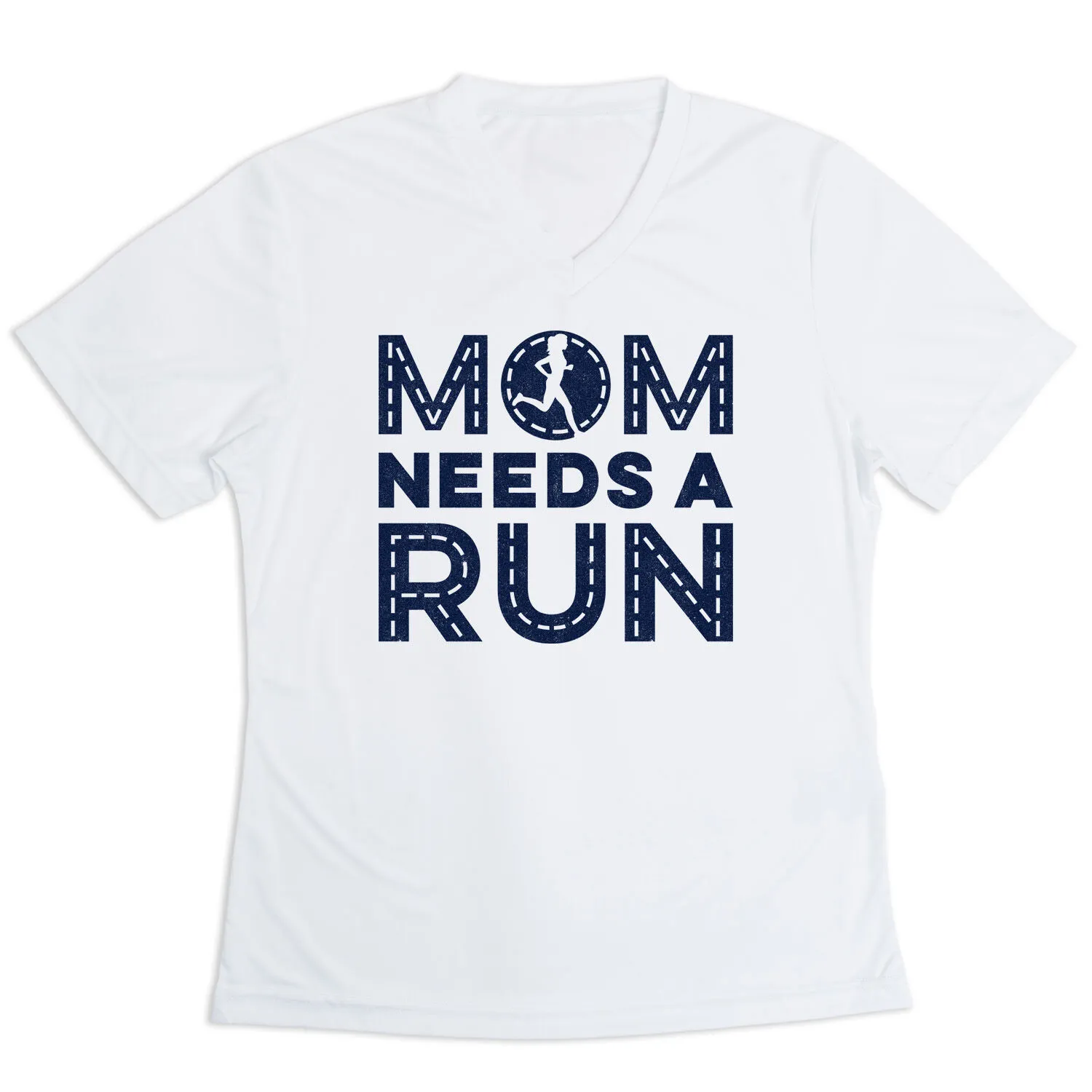 Women's Short Sleeve Tech Tee - Mom Needs A Run 3 Women's Short Sleeve Tech Tee - Mom Needs A Run