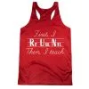 Women's Racerback Performance Tank Top - First I Run Then I Teach 1 Women's Racerback Performance Tank Top - First I Run Then I Teach -goneforarun Sales 2023 tr 45665 RED MAIN