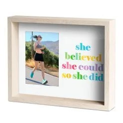 Running Premier Frame - She Believed She Could So She Did -goneforarun Sales 2023 tr 45719 SMALL SIDE