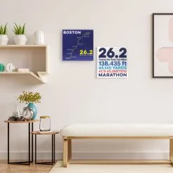 Running Canvas Wall Art - Boston Route - 2 Piece Set 9 Running Canvas Wall Art - Boston Route - 2 Piece Set -goneforarun Sales 2023 tr 45721 LIFESTYLE