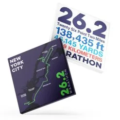 Running Canvas Wall Art - NYC Route - 2 Piece Set