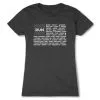 Women's Everyday Runners Tee - We Run United -goneforarun Sales 2023 tr 45726 CHARCOAL FLAT