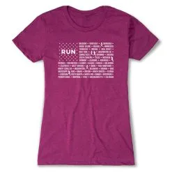 Women's Everyday Runners Tee - We Run United -goneforarun Sales 2023 tr 45726 LUSHBERRY FLAT