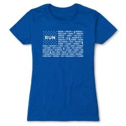 Women's Everyday Runners Tee - We Run United -goneforarun Sales 2023 tr 45726 ROYAL FLAT