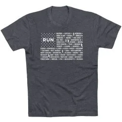 Running Short Sleeve T-Shirt - We Run United -goneforarun Sales 2023 tr 45727 CHARCOAL FLAT