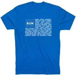 Running Short Sleeve T-Shirt - We Run United -goneforarun Sales 2023 tr 45727 ROYAL FLAT
