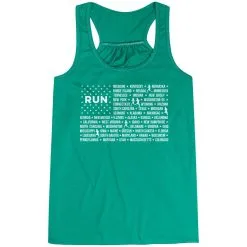 Flowy Racerback Tank Top - We Run United -goneforarun Sales 2023 tr 45728 GREEN MAIN