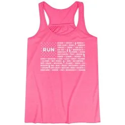 Flowy Racerback Tank Top - We Run United -goneforarun Sales 2023 tr 45728 PINK MAIN