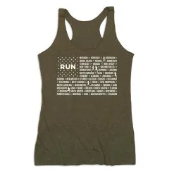 Women's Everyday Tank Top - We Run United -goneforarun Sales 2023 tr 45729 OLIVE MAIN