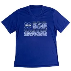 Women's Short Sleeve Tech Tee - We Run United -goneforarun Sales 2023 tr 45731 ROYAL MAIN