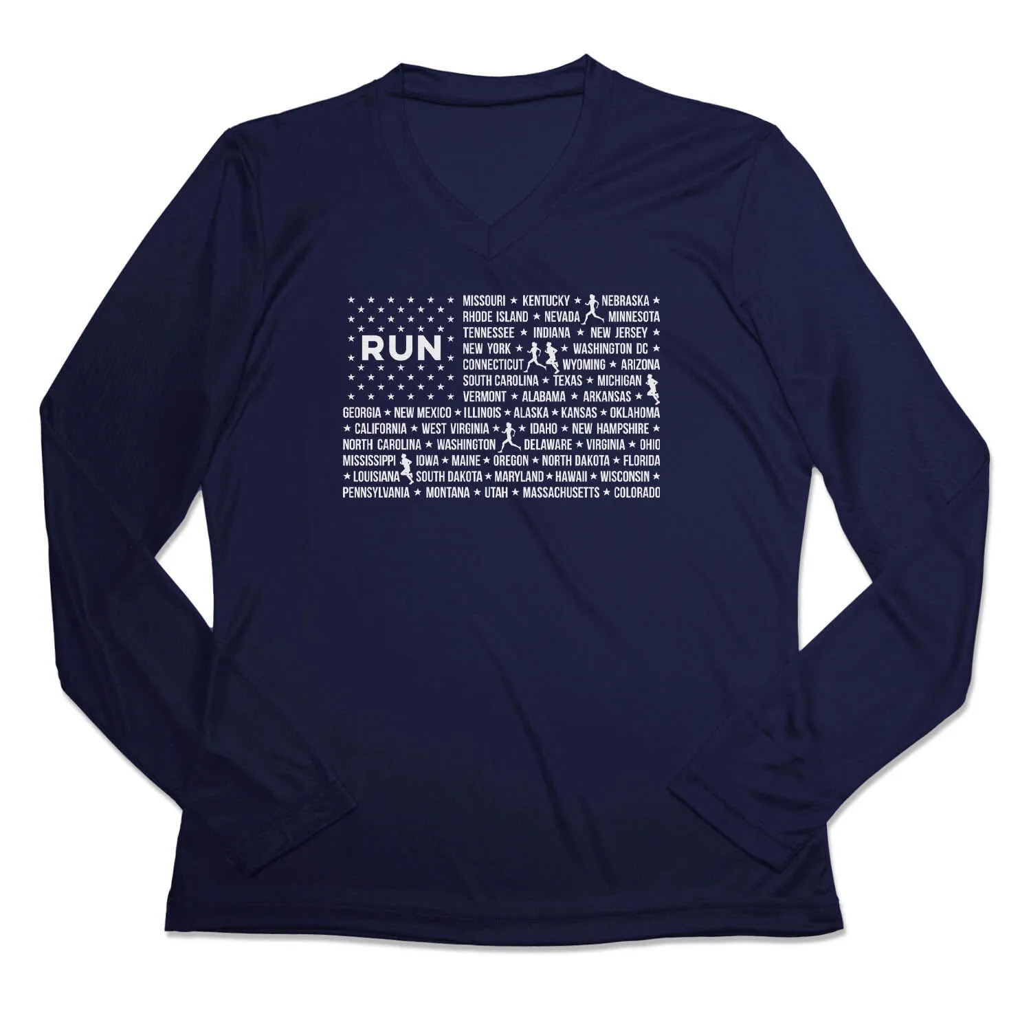 Women's Long Sleeve Tech Tee - We Run United 8 Women's Long Sleeve Tech Tee - We Run United - Image 6