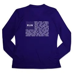 Women's Long Sleeve Tech Tee - We Run United