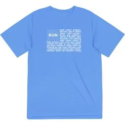 Men's Running Short Sleeve Performance Tee - We Run United -goneforarun Sales 2023 tr 45734 LIGHTBLUE MAIN