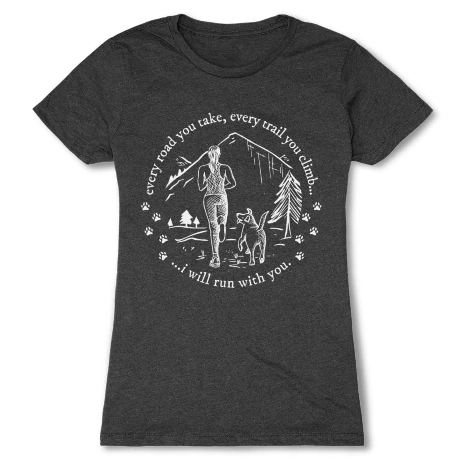 Women's Everyday Runners Tee - Every Road You Take 7 Women's Everyday Runners Tee - Every Road You Take - Image 5