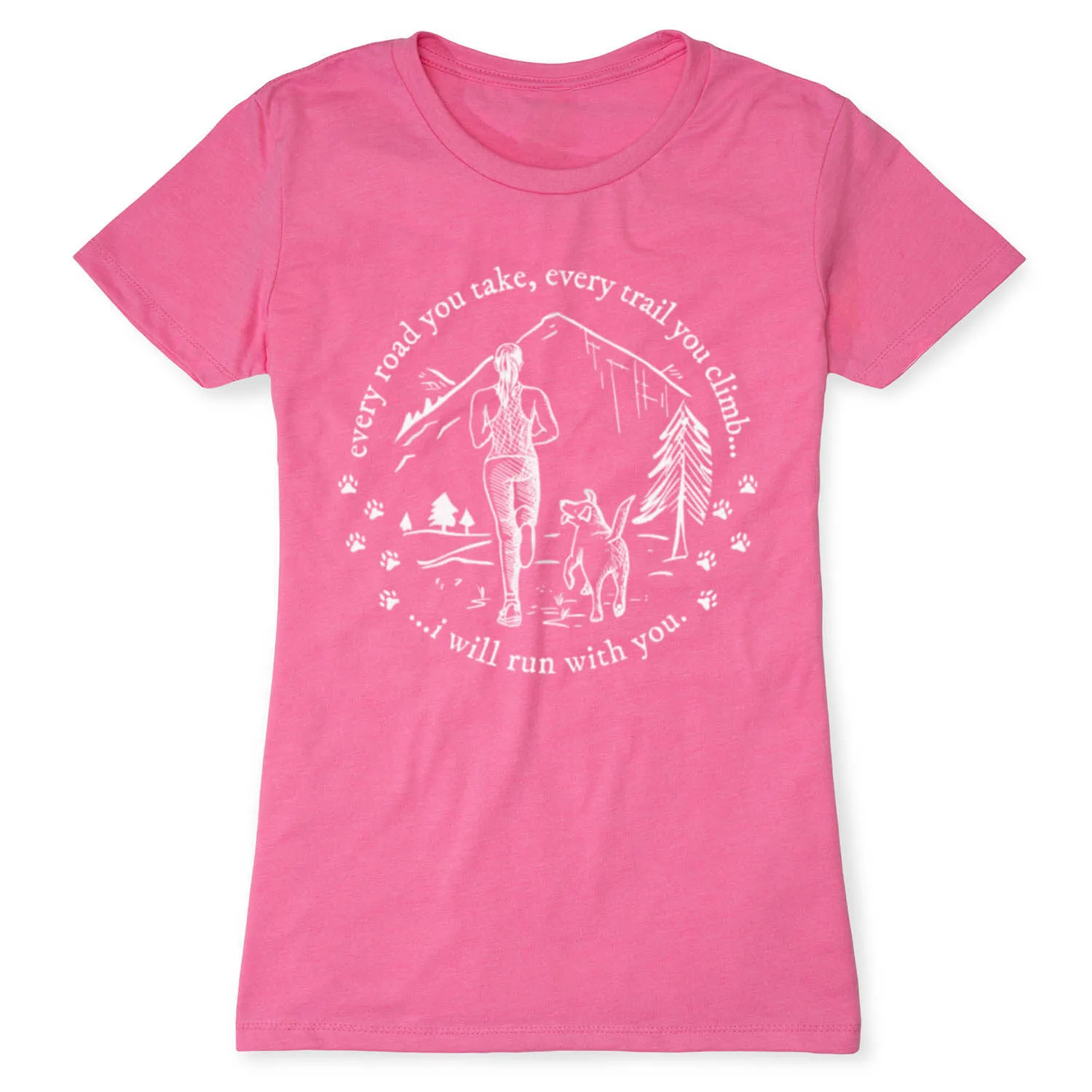 Women's Everyday Runners Tee - Every Road You Take 9 Women's Everyday Runners Tee - Every Road You Take - Image 7