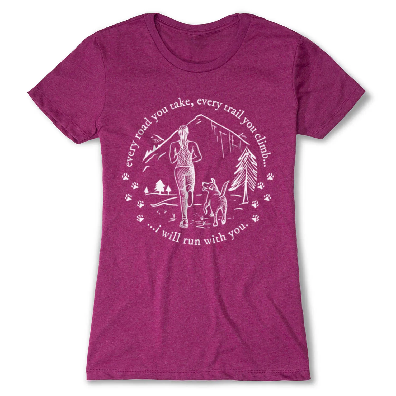 Women's Everyday Runners Tee - Every Road You Take 3 Women's Everyday Runners Tee - Every Road You Take