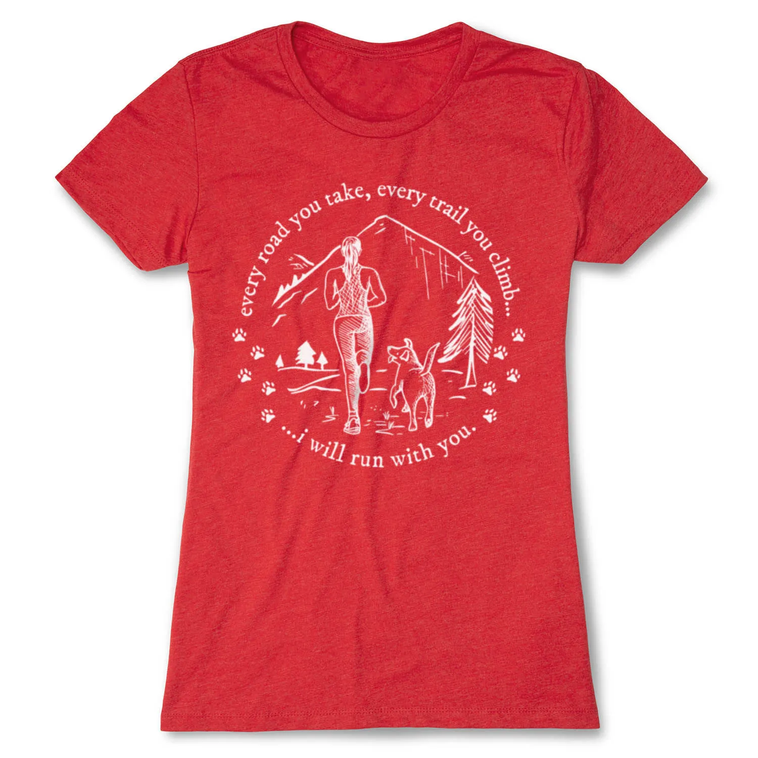 Women's Everyday Runners Tee - Every Road You Take 10 Women's Everyday Runners Tee - Every Road You Take - Image 8