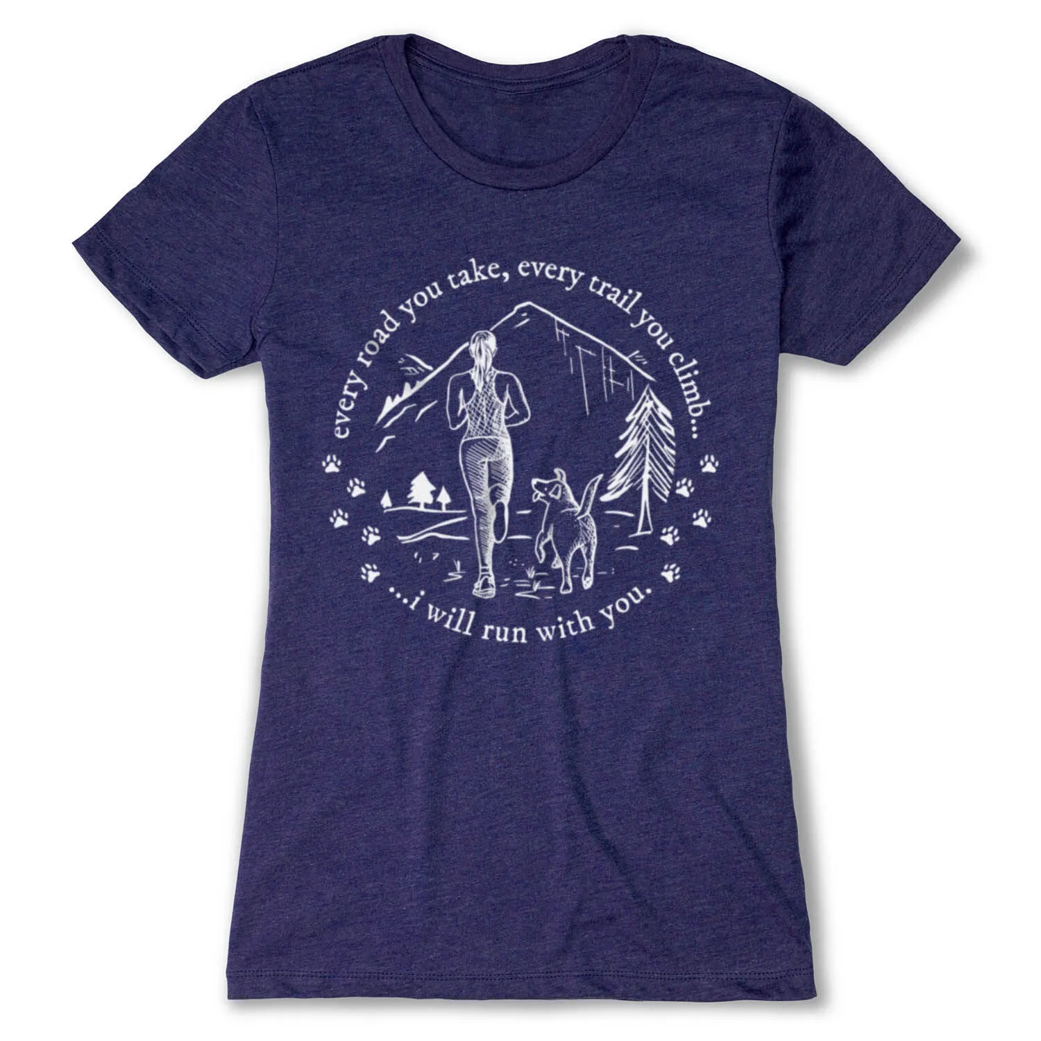 Women's Everyday Runners Tee - Every Road You Take 12 Women's Everyday Runners Tee - Every Road You Take - Image 10