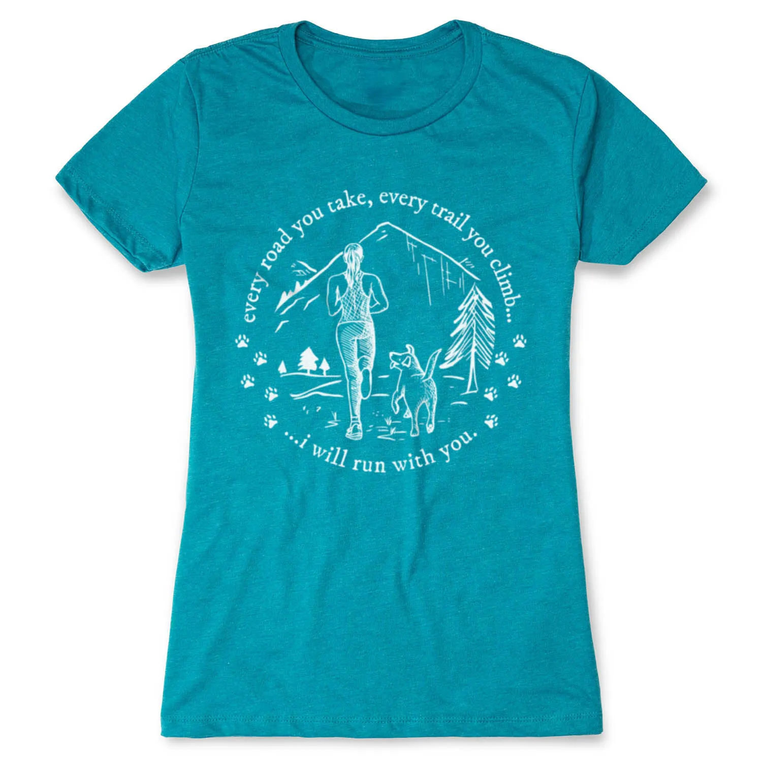 Women's Everyday Runners Tee - Every Road You Take 13 Women's Everyday Runners Tee - Every Road You Take - Image 11