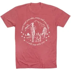 Running Short Sleeve T-Shirt - Every Road You Take -goneforarun Sales 2023 tr 45749 MAUVE FLAT
