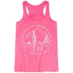 Flowy Racerback Tank Top - Every Road You Take -goneforarun Sales 2023 tr 45750 PINK MAIN