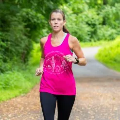 Women's Racerback Performance Tank Top - Every Road You Take -goneforarun Sales 2023 tr 45752 PINK MODEL