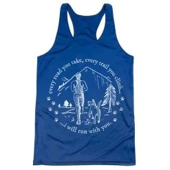 Women's Racerback Performance Tank Top - Every Road You Take -goneforarun Sales 2023 tr 45752 ROYAL MAIN