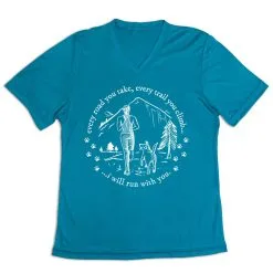 Women's Short Sleeve Tech Tee - Every Road You Take -goneforarun Sales 2023 tr 45753 LIGHTBLUE MAIN