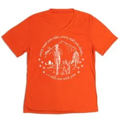 Women's Short Sleeve Tech Tee - Every Road You Take -goneforarun Sales 2023 tr 45753 ORANGE MAIN