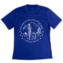 Women's Short Sleeve Tech Tee - Every Road You Take -goneforarun Sales 2023 tr 45753 ROYAL MAIN