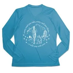 Women's Long Sleeve Tech Tee - Every Road You Take -goneforarun Sales 2023 tr 45754 CAROLINA MAIN