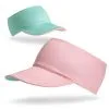 Running Comfort Performance Visor - Pink & Teal -goneforarun Sales 2023 tr 45787 MAIN