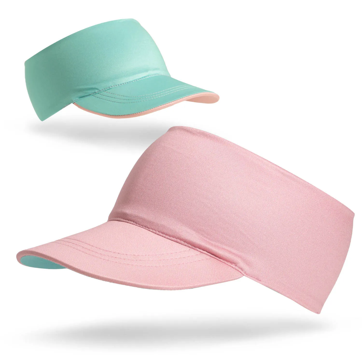 Running Comfort Performance Visor - Pink & Teal 3 Running Comfort Performance Visor - Pink & Teal