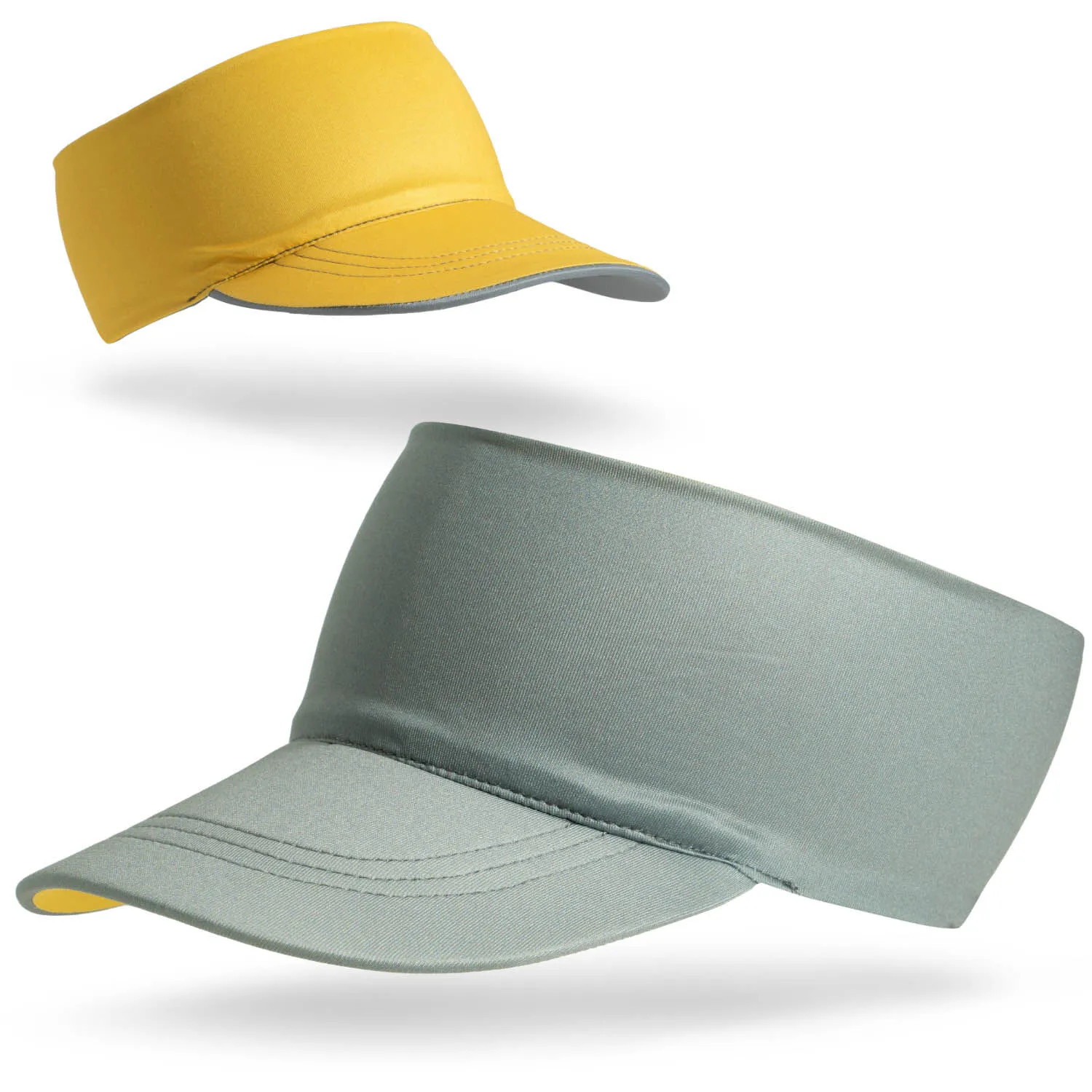 Running Comfort Performance Visor - Gray & Yellow 3 Running Comfort Performance Visor - Gray & Yellow