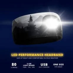 Running LED Lighted Performance Headband - Mountain Call -goneforarun Sales 2023 tr 45790 DETAILS