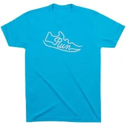 Running Short Sleeve T-Shirt - Run Shoe -goneforarun Sales 2023 tr 45803 TURQUOISE FLAT
