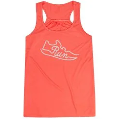 Flowy Racerback Tank Top - Run Shoe -goneforarun Sales 2023 tr 45804 CORAL MAIN