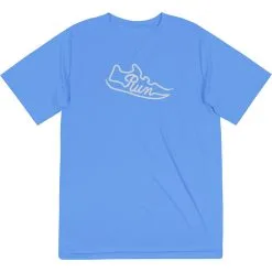Men's Running Short Sleeve Performance Tee - Run Shoe -goneforarun Sales 2023 tr 45810 LIGHTBLUE MAIN