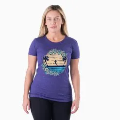 Women's Everyday Runners Tee - Beach Runner Girl -goneforarun Sales 2023 tr 46236 STORMINDIGO MODEL