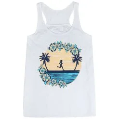 Flowy Racerback Tank Top - Beach Runner Girl