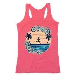 Women's Everyday Tank Top - Beach Runner Girl -goneforarun Sales 2023 tr 46239 PINK MAIN
