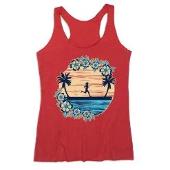 Women's Everyday Tank Top - Beach Runner Girl -goneforarun Sales 2023 tr 46239 RED MAIN