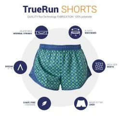 TrueRun Women's Running Shorts - Lucky Runner -goneforarun Sales 2023 tr 46465 DETAILS