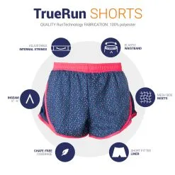 TrueRun Women's Running Shorts - Sprinkles -goneforarun Sales 2023 tr 46466 DETAILS