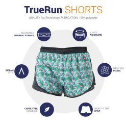 TrueRun Women's Running Shorts - Flock It Just Run -goneforarun Sales 2023 tr 46467 DETAILS