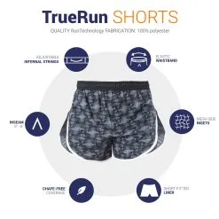 TrueRun Women's Running Shorts - Graphite -goneforarun Sales 2023 tr 46475 DETAILS