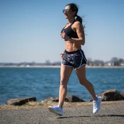 TrueRun Women's Running Shorts - Graphite -goneforarun Sales 2023 tr 46475 LIFESTYLE 1