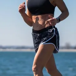 TrueRun Women's Running Shorts - Graphite -goneforarun Sales 2023 tr 46475 LIFESTYLE 2