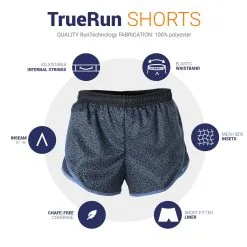 TrueRun Women's Running Shorts - Run Repeat -goneforarun Sales 2023 tr 46478 DETAILS